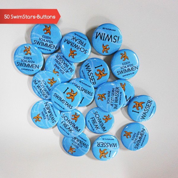 SwimStars-Buttons (50 Stk.)