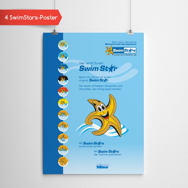 SwimStars-Poster (4 Stk.)